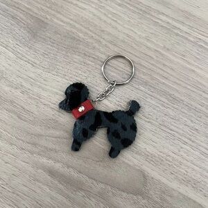 Dog Key Chain With Silver Ring
